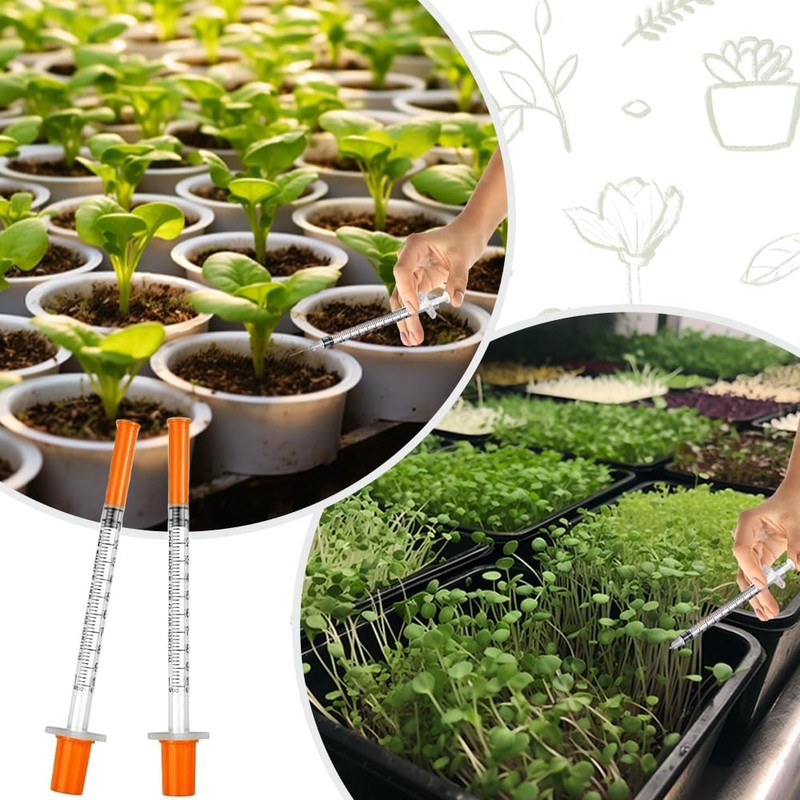 Dispensing Measuring Tool Individually Wrapped 1ML Plastic Syringe Disposable Scientific