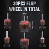 Flap Sander Set 80 Grit Flap Grinder Sanding Attachment for