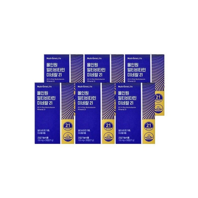 뉴트리원라이프 [Half Club] Nutri-One All-in-One Multivitamin Mineral 21 700mg 30