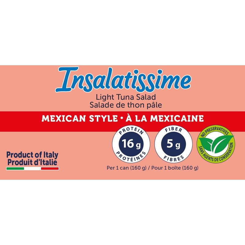 Rio Mare - Insalatissime Mexican Style, Ready to Eat Light