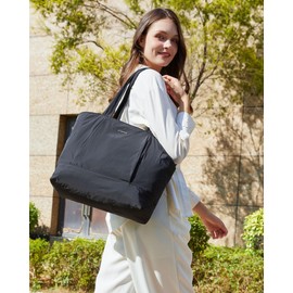 LOVEVOOK Tote Bag for Women Work Travel, Lightweight Work Tote Bag With Laptop Compartment & With Zipper, Gifts for Women