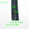 Leekayer 4# Metal Zipper for Jeans Antique Brass Y-Teeth Zipper