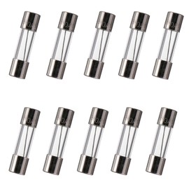 BOJACK 5x20 mm 10 A 10 amp 125 V 125 Volt 0.2x0.78 Inch F10AL125V Fast-Blow Glass Fuses(Pack of 10 Pcs)