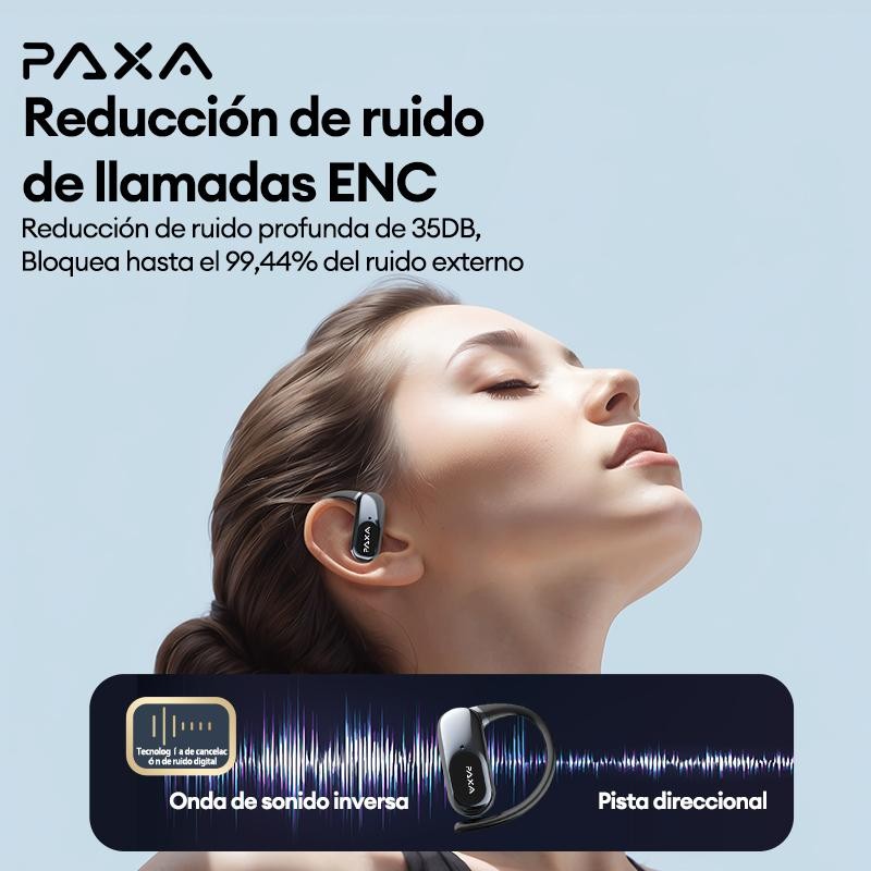 PAXA OpenAir Ultra Full-Color Touch Display Bluetooth Earbuds Dynamic Stereo