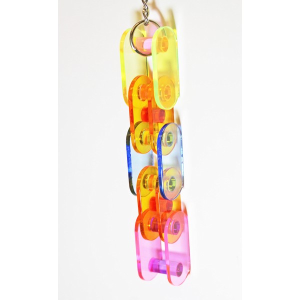 Prevue Pet Products Rainbow Acrylic Links Bird Toy