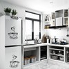 COYUN 2 x Wall Stickers, Coffee Wall Stickers, Coffee Cup,