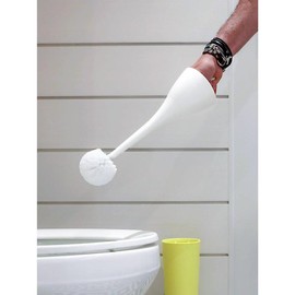 Heller Excalibur Toilet Brush | Hellerware Flower Wand - Color: Acid Yellow