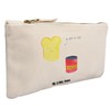 Mr. & Mrs. Panda Toast & Jam Make-Up Bag, White,