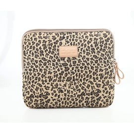 fdsmall Laptop Sleeve Case, 13-13.3 Inch,Laptop Sleeve Notebook Carrying Case Waterproof Shock Resistant Bag Case(Leopard Brown)