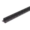 Triangle Scale, 11.8 inches (30 cm), Aluminum Ruler, Drawing (Small)