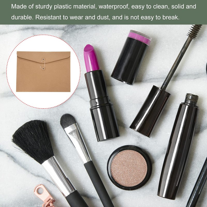 YOKIVE 10 Pack String Envelope File Folder, String Tie Closure