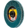 Forney 71924 4-1/2" Double-Sided Flap Disc, 60/120 Grits