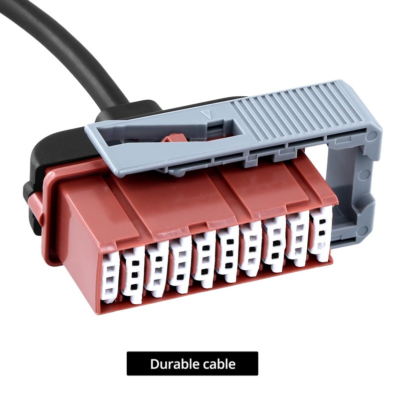 QWORK® 8 Piece Cable Adapter Diagnostic OBD Set, OBD Diagnostic