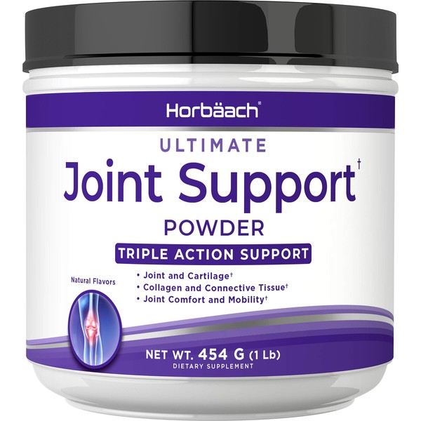 Ultimate Joint Support Powder 1 lb | Triple Action Support Supplement for Men and Women | Non-GMO, Gluten Free | by Horbaach