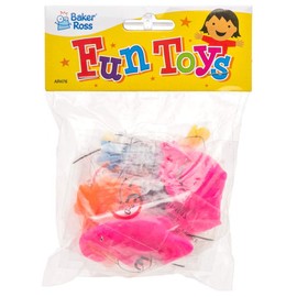 Baker Ross AR476 Stretchy Flying Sea Creatures Value Pack — Novelty Toys for Kids, Perfect Party, Loot or Prize Bag Filler, Assorted Colours (Pack of 8)