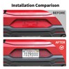 JWWY Rear License Registration Plate Frame Number Plate Holder Bracket
