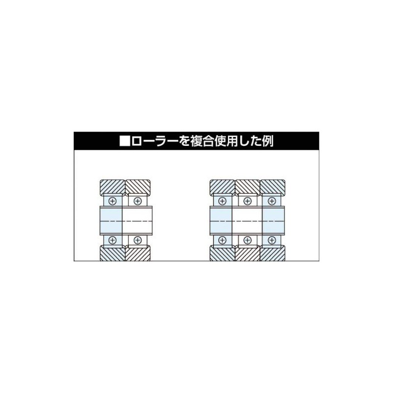TRUSCO Best Roller Weigh Generals φ 45 Piece Color