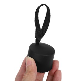 Ipetboom Black Plastic Umbrella Handle Replacement - 15mm Screw-on Grip for Sun and Rain Umbrellas, Anti-Slip, Corrosion-Resistant, Fits 1.5cm Screws