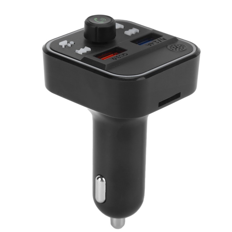 12-24V Bluetooth Car FM Transmitter MP3 Player QC3.0 Fast Charging