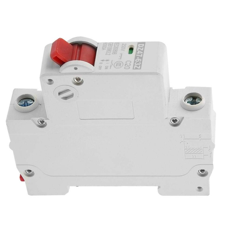 1P 20A DC Circuit Breaker for Solar Energy, Bus Box,