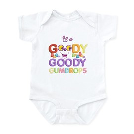 CafePress Candy Land Goody Gumdrops Cute Infant Bodysuit Baby Romper