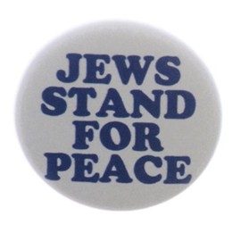A&T Designs Jews Stand for Peace 1.25" Pinback Button Pin Support Israel Jewish