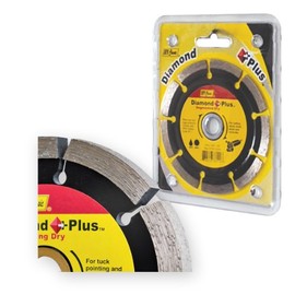 IVY Classic 38192 Diamond Plus 4-1/2-Inch Dry and Wet Tuck Pointing Segmented Rim Diamond Blade with 7/8-5/8-Inch Arbor, 1/Card