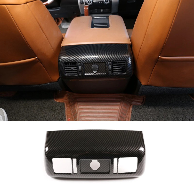 car-attention Inner Armrest Rear Air Vent Cover Trim Accessories For