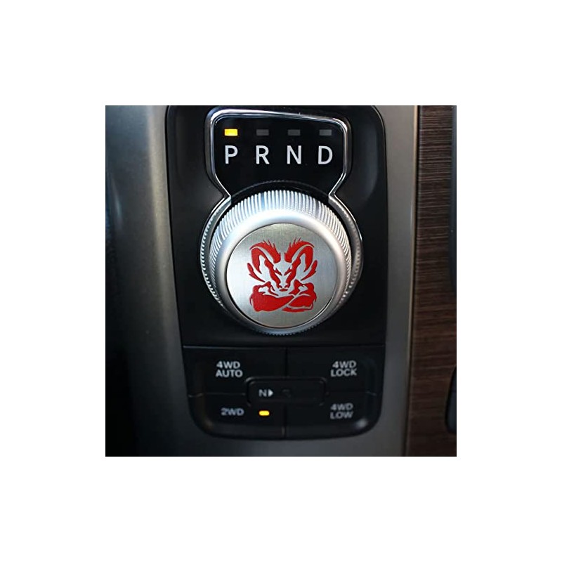 GODTERA Gear Shift Switch Knob Cover Aluminium Dial Shifter Trim