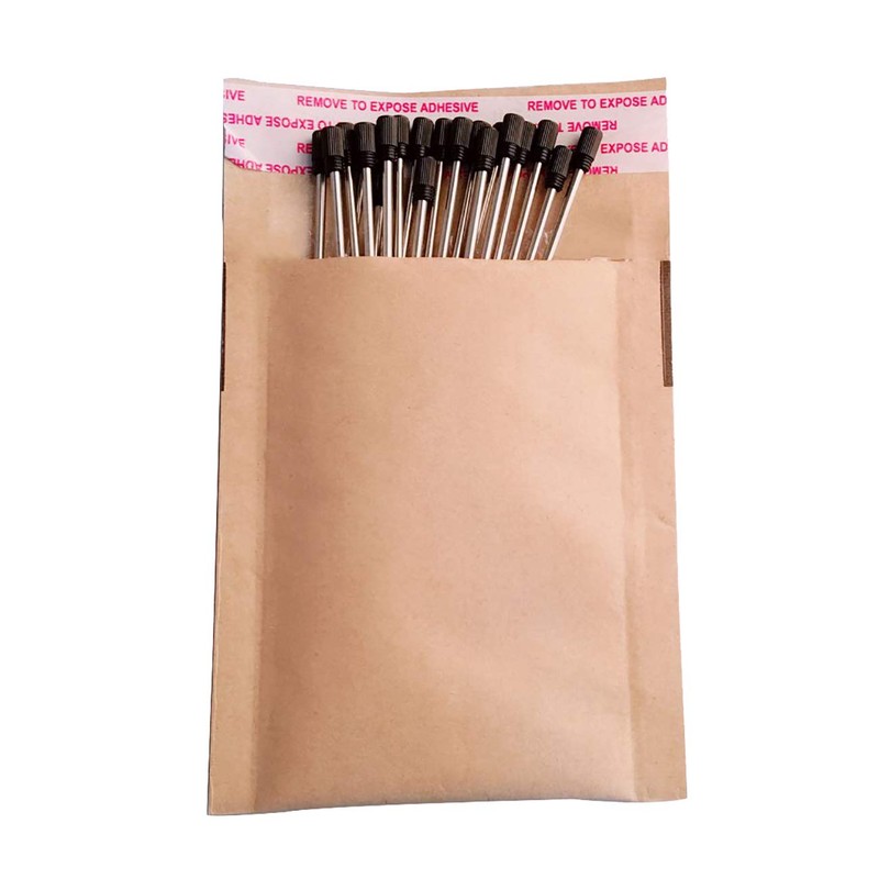 PASISIBICK 2.75'' Black Ink Crystal Pen Refills, Standard D1 Ballpoint