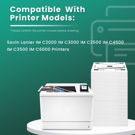 GREENBOX Compatible IM C3000 418425 D0BQ6400 D0BQ-6400 Waste Toner Container Replacement for Savin Lanier IM C2000 IM C3000 IM C2500 IM C4500 IM C3500 IM C6000 Printer (1-Pack, 100,000 Pages)