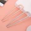 2 Stück French Hair Pin Metall Haarnadeln für Dickes Haar,