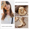 Layered Cowboy Boot Necklace Cowboy Hat Necklace for Women Rodeo