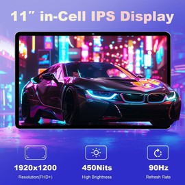LincPlus M11 Tablet 11" Android 14 | 12GB RAM + 128GB (Expandable to 2TB) | Helio G99 | 90Hz IPS Display | 8100mAh Battery | 4 Speakers | Widevine L1 | GMS Certified – for Work, Gaming & Streaming