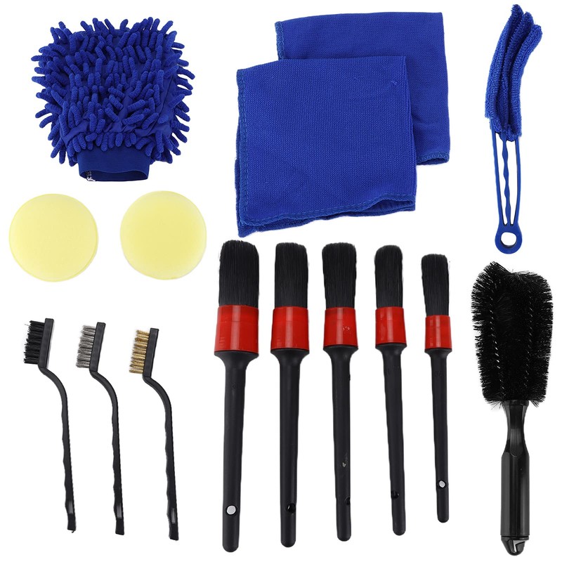 Cepillo para Ruedas, Cepillos para Lavado de Autos, 15 Piezas