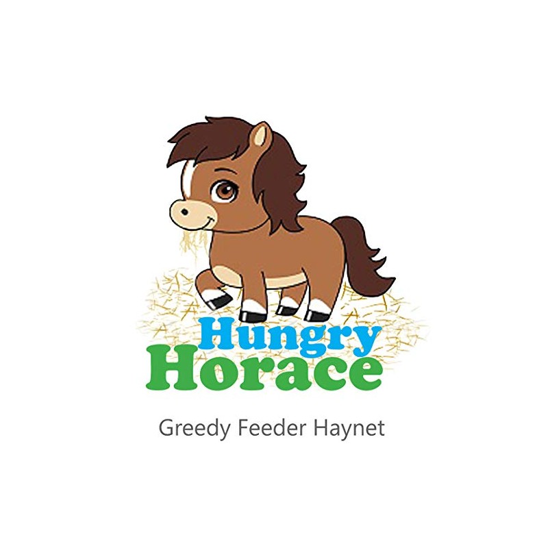 Rhinegold Hungry Horace Greedy Feeder HayNet - 90cm - Turquoise