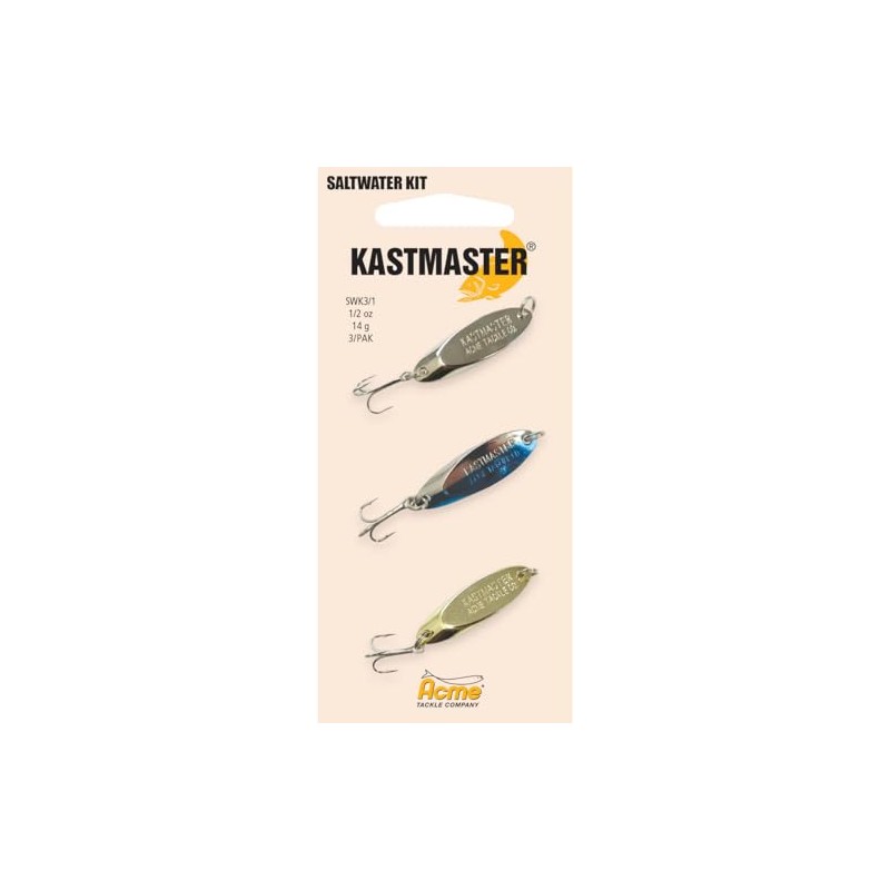 Acme Tackle Kastmaster SaltwaterMulti Pack - 1/2 Ounce