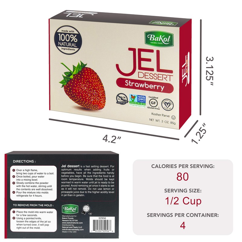 Bakol Jel Dessert - All Natural Vegan Dessert Mix -