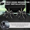 DXNQ 2 PCS Cute Bow Car Seat Headrest Hooks, Lovely