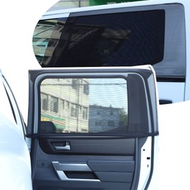 LLKUANG 100% Protection from Bugs for Toyota Tundra 2007-2023 Shade Breathable Mesh Car Curtains Door/Window Net Car Window Screens for Camping-2Pcs
