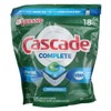 Cascade Detergente completo para lavavajillas, 18 unidades