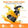 5.8" Juicer Machines, Masticating Juicer with 99% Juice Yield,Cold Press