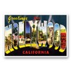 GREETINGS FROM HOLLYWOOD, CA vintage reprint postcard set of 20