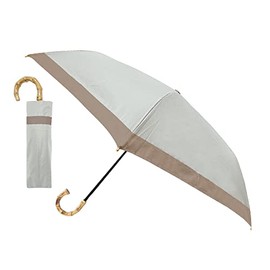 Kamio Japan 204653 SWEETIE FACTORY PT Full Blackout Round 3 Folding Umbrella 55/Grosgrain MT Grosgrain MT - Woman