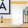 VFINE Bookends 1 Pair, White Metal Book Ends, Bookends for