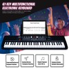 61 Key Keyboard Piano for Beginners with Lighted Keys &