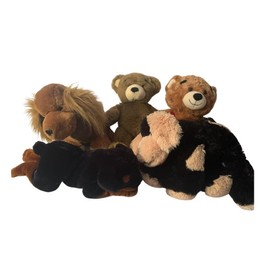 Weighted stuffed animal, teddy bears or dogs with 4 lbs, plush washable buddy, rotweiler
