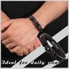 Gifts for Him Leather Bracelet for Men Infinity Knot Bracelets