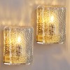 LIANGMH Modern Gold Wall Sconces Set of Two Wall Lights