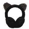 Kids Lovely Cat Winter Earmuffs Soft Plush Ear Warmers with